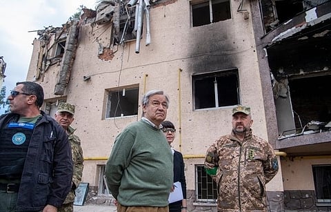 Guterres hints at effort to loosen Russia sanctions to deal with food, energy crises