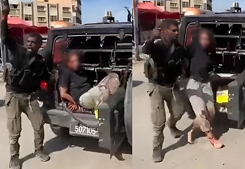 Hamas drags 'captured' Israeli woman soldier in horrific video; at least 22 dead