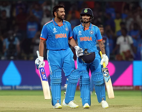 India beat Afghanistan by 8 wickets in record-breaking century by Rohit Sharma