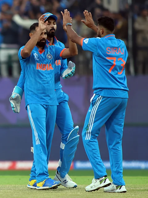 Men’s ODI WC: Shami picks five-fer as India bowl out New Zealand for 273 after Mitchell's fantastic century