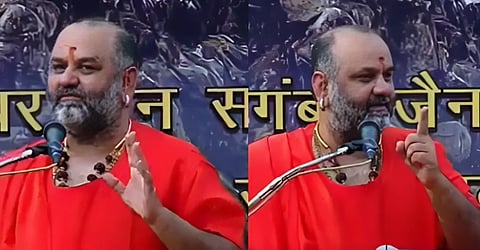 Former BJP leader Mahesh Giri under fire for threatening Jain community; demand to arrest spike