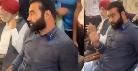 Lakha Sidhana barge into 'RSS school' in Punjab; alleges Sarvhitkari Vidya Mandir School not teaching Punjabi