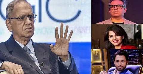 How did India's top investors react to Narayan Murthy's 70-hour work suggestion?