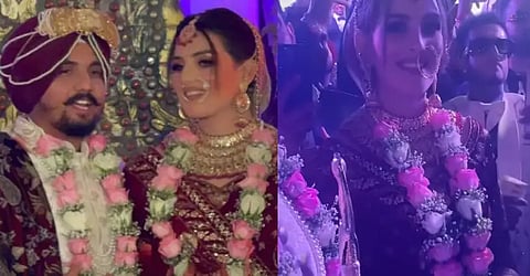 Punjabi singer A-Kay gets married in an intimate ceremony; Watch wedding pics & video