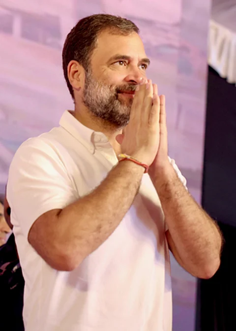Rahul accepts people's mandate in MP, Raj, C'garh; says fight for ideology will continue