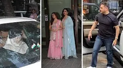 Arbaaz-Shura Khan wedding, couple arrive at Arpita Khan's house