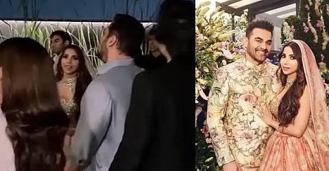 Salman Khan dances to 'Tere Mast Mast Nain' in Arbaaz Khan-Sshura Khan leaked wedding video