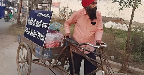Ph.D. Sabzi Wala: 3 Master’s and a Ph.D. yet chooses to sell vegetables in Amritsar; here’s why
