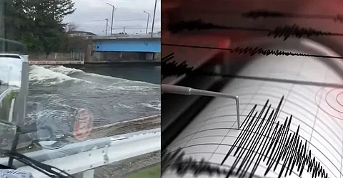 Japan hit by massive 7.2 magnitude earthquake; Tsunami waves observed in viral video