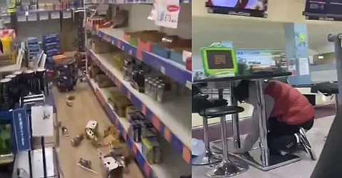 Japan Earthquake Video: General Store horrifically shakes after 7.6 magnitude quake hits West Coast