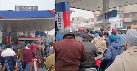 Several Petrol Pumps shut down amid fuel crisis in Amritsar