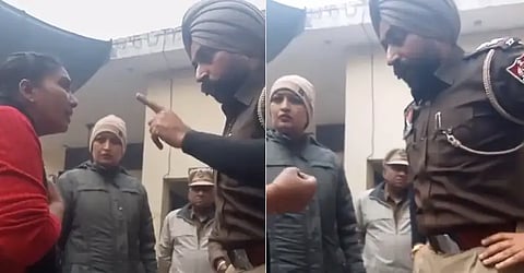 Ludhiana SHO, Ludhiana Daba SHO, Ludhiana Daba SHO Misconduct, Ludhiana Daba SHO Viral Video, Ludhiana Woman Activist SHO Viral Video, Daba Rape and Murder Case