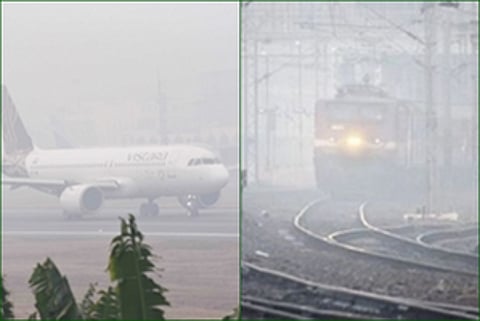 Over 50 flights affected, 18 trains delayed due to dense fog in Delhi