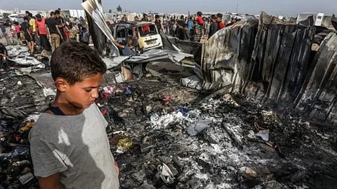 Rafah, Rafah Airstrike, Rafah Airstrike Video, Rafah Video, Rafah Israel Attack, Rafah Camp, Rafah Camp Fire, Rafah Camp Fire Video, Rafah Palestinian Death, What is happening in Rafah