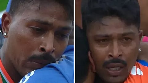 Hardik Pandya, Hardik Pandya Crying,Hardik Pandya Crying Video, Hardik Pandya T20 World Cup 2024 Crying