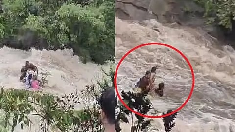 Bhushi Dam Video: Family of 5 including 2 minors swept away & die in 'tourist hotspot' Lonavala Waterfall
