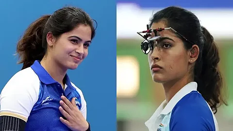 Manu Bhaker, Manu Bhaker Paris Olympics 2024, Manu Bhaker Medal Hattrick, Manu Bhaker Three Olympics Medals, Manu Bhaker 25m Women Pistol Final Paris Olympics