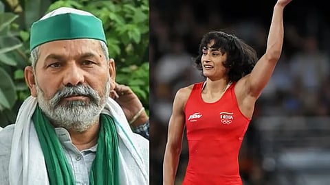 Rakesh Tikait, Rakesh Tikait Vinesh Phogat, Rakesh Tikait on Vinesh Phogat disqualification, Vinesh Phogat disqualification, Modi Government Conspiracy