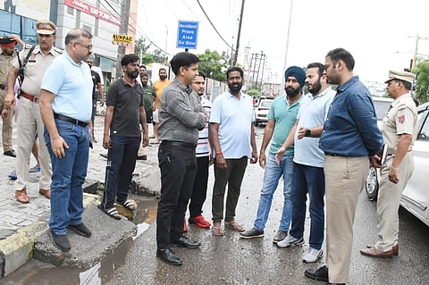 Jalandhar Administration ensures prompt rainwater disposal in the city- Dr. Himanshu Aggarwal