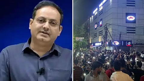 Vikas Divyakirti, Vikas Divyakirti reaction Old Rajinder Nagar Tragedy, Vikas Divyakirti Rajinder Nagar Deaths, Vikas Divyakirti solution MHA panel, Vikas Divyakirt Solution Rajinder Nagar Deaths