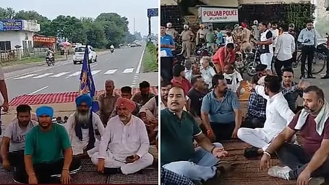Bharat Bandh, Bharat Bandh 2024, Bharat Bandh Jalandhar, Bharat Bandh Pathankot Chowk, Bharat Bandh Punjab, Bharat Bandh BSP