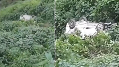 Car Accident, Car Accident Jalandhar, Jalandhar Pilgrims Mani Mahesh Yatra, Jalandhar Pilgrims Mani Mahesh Yatra Accident, Pathankot Bharmour Highway Accident