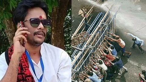 Who is Sayan Lahiri, Sayan Lahiri Nabanna Abhijan protest, Sayan Lahiri Kolkata Rape Murder Case