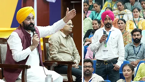 Bhagwant Mann, Bhagwant Mann Speaking, Bhagwant Mann Mission Rozgar, Punjab Mission Rozgar, Punjab Government Jobs