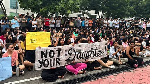 RGNUL Patiala Protest, RGNUL Patiala Protest Reason, RGNUL Patiala Protest VC Resignation, RGNUL Patiala Protest VC Hostel Checking, RGNUL Patiala VC Sexist Remarks, RGNUL Patiala VC Jai Shankar Singh, RGNUL Patiala Jaishankar Singh Hostel Checking, RGNUL Patiala Jaishankar Singh Sexist Remarks