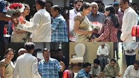 Kejriwal vacates official residence, moves to new home on Ferozeshah Road