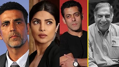 Akshay Kumar, Priyanka Chopra, Salman Khan, and other Indian celebrities mourn the loss of Ratan Tata