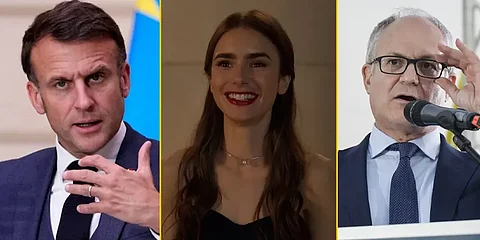 France Italy Fight, Emily in Paris France Italy Fight, Why France fighting for Emily in Paris, Emmanuel Macron Emily in Paris, Emmanuel Macron Wife Emily in Paris, Why France Italy Fighting Emily in Paris
