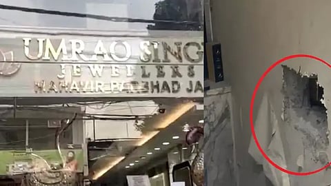 Delhi Jewellery Shop Robbery: Showroom robbed in 'Money Heist-style', Thieves enter by making a hole in wall