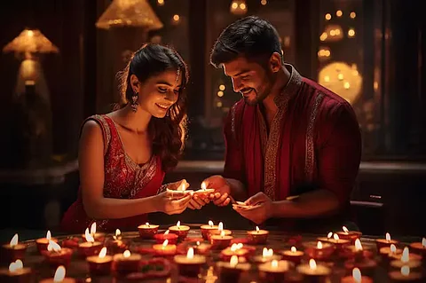 Diwali 2024 wishes: 10 heartfelt greetings to share with your partner this Diwali
