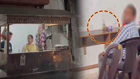 Protest over dhaba named 'Nanak Saroop' near liquor outlet in Jalandhar; Watch video