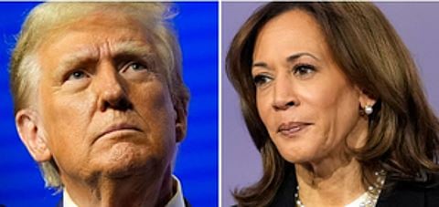 Trump ahead with 95 electoral votes, Harris at 35