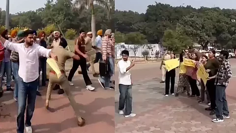 Panjab University, Panjab University students, Panjab University Senate Election, PU Senate Election, PU Students Lathi charge