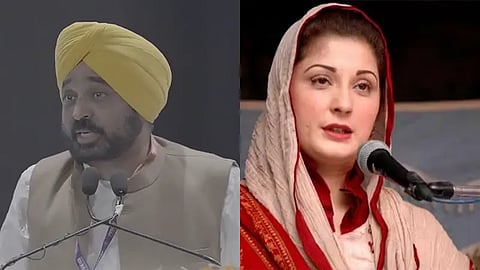 Bhagwant Mann, Bhagwant Mann Maryam Nawaz, Bhagwant Mann Mocks Maryam Nawaz, Maryam Nawaz Bhagwant Mann Punjab Pollution