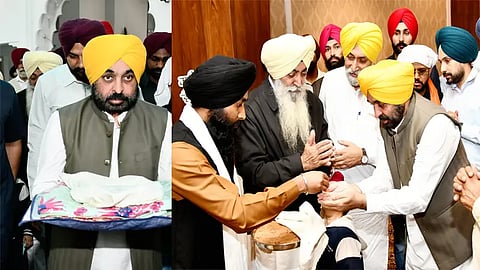 On sacred occasion of parkash purab of Sri Guru Nanak Dev ji, CM pays obeisance at Gurdwara Chevin patshahi