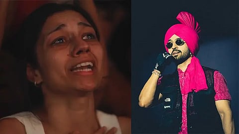 Diljit Dosanjh, Diljit Dosanjh Reaction Crying Fan, Diljit Dosanjh Crying Fan Meme, Diljit Dosanjh Female Fane Crying Meme, Diljit Dosanjh Reactio Female Fan Crying Video