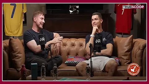 Cristiano Ronaldo, Cristiano Ronaldo Fact Check, Cristiano Ronaldo MS Dhoni Jersey, MrBeast MS Dhoni Jersey, Cristiano Ronaldo MrBeast Interview, Cristiano Ronaldo CSK Jersey Fact Check