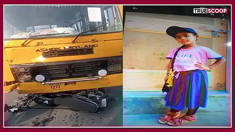 Tara Singh memorial school bus and bike collision: 8-year-old girl died