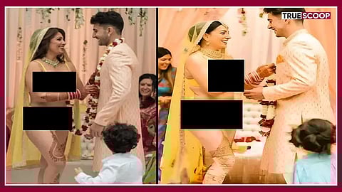 Lucknow Bikini Bride, Lucknow Banarsi Bikini Bride, Lucknow Bride Bikini Wedding