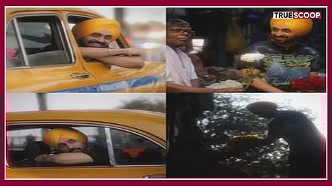 Diljit Dosanjh embodies Bengali vibes in quintessential yellow taxi in Kolkata