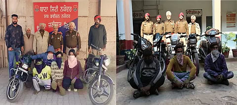 Jalandhar police busts highway robbery gang & narcotic pills module