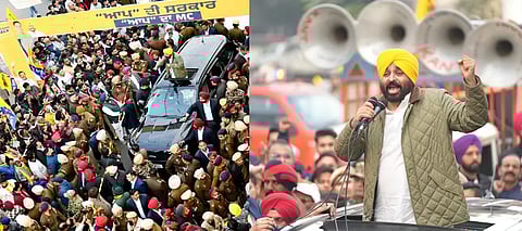 Chief Minister Mann campaigned in Jalandhar; appealed tpeople to vote for AAP candidates in MC elections