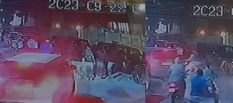 Youths attack mobile accessories businesman outside Neo Fitness gym in Jalandhar; CCTV captures the incident