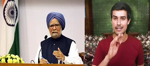 'Last Indian PM who..': Dhruv Rathee takes a jibe at PM Modi after Dr. Manmohan Singh's death