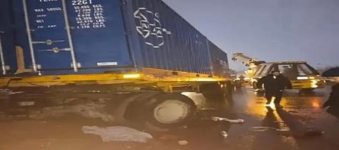 Ambulance-truck crash in Jalandhar kills driver, leaves patient critical.