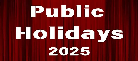 2025 public holidays clash with Sundays: Here's the full list